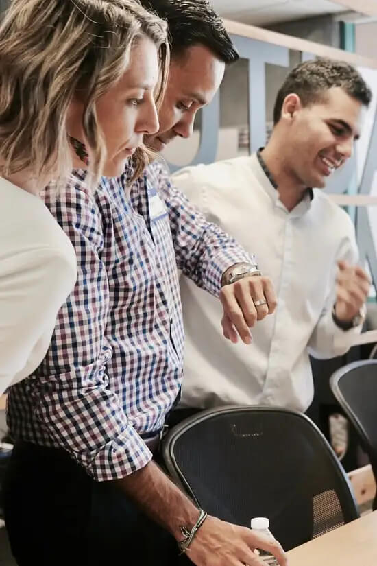 Insurancy team supporting clients